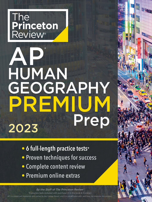 Title details for Princeton Review AP Human Geography Premium Prep, 2023 by The Princeton Review - Wait list